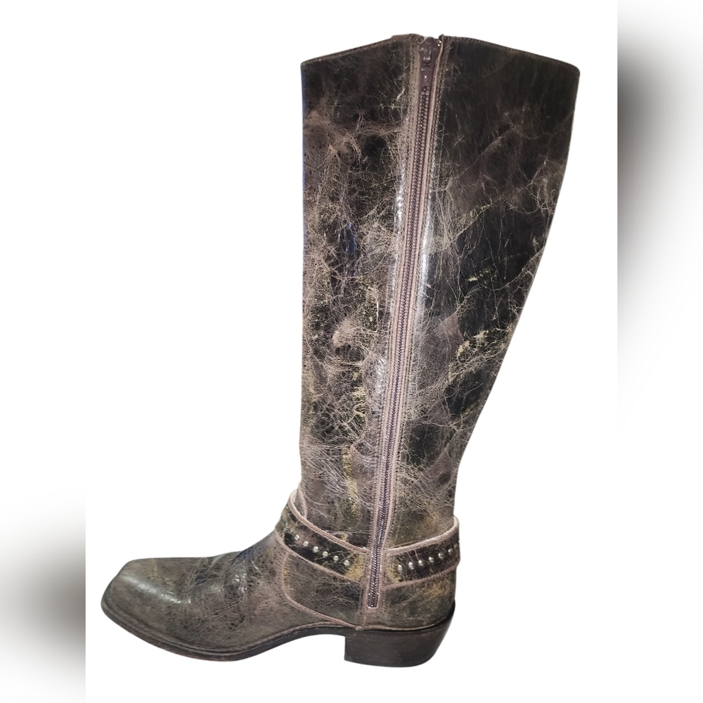 Double H (DH5221) Women’s Sonora Distressed Leather Boots, Women's 7.5​ - Picture 9 of 11